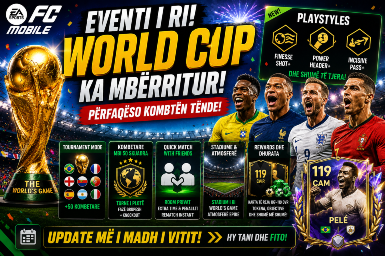 🔥 FC Mobile sjell eventin më të madh të vitit me The World's Game Tournament