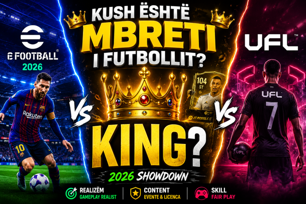 ⚔️ LUFTA E 3 MBRETËRVE: eFootball vs FC Mobile vs UFL