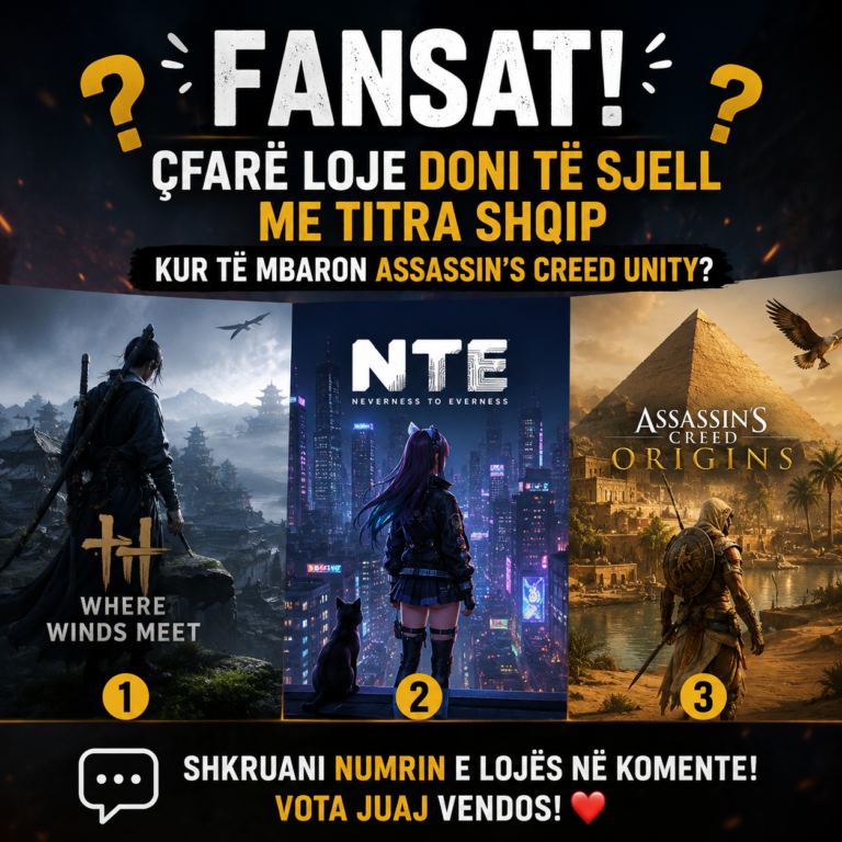 Cila Lojë Duhet të Vijë Pas Assassin’s Creed Unity me Titra Shqip? Vota Juaj Vendos!