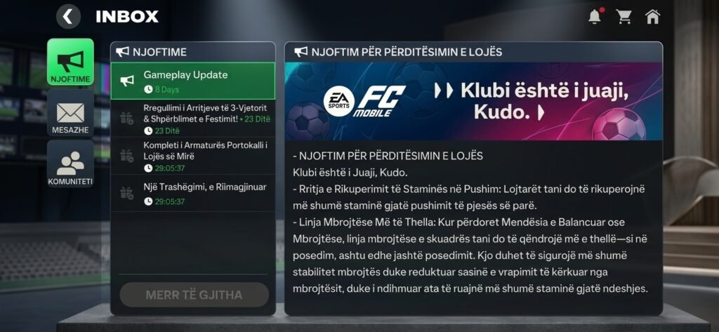 FC Mobile: Përditësimi i Ri i Gameplay-it – Çfarë Do të Ndryshojë?