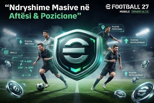 efootball 27 mobile update shqip
