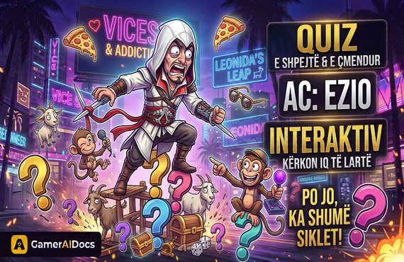 Assassin's Creed Quiz: Sa i Njohni Sekretet e Ezio Auditore? (10 Pyetje) | GamerAlDocs